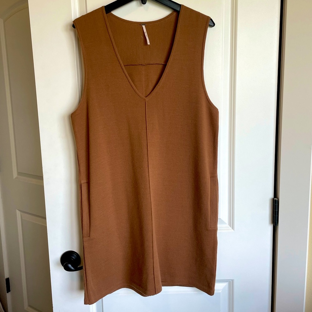 Free People Shift Sweater Dress w/ Pockets